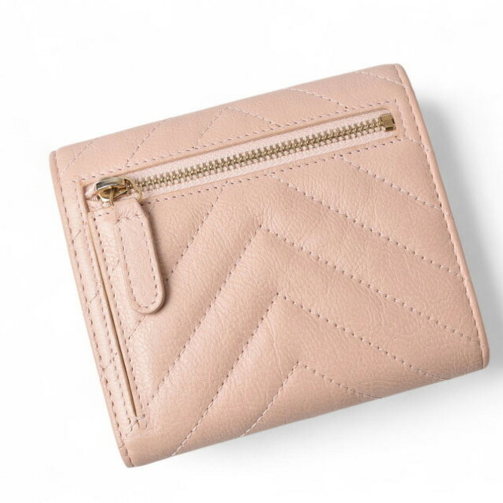 CHANEL Authentic Pink Leather Wallet - Picture 4 of 16